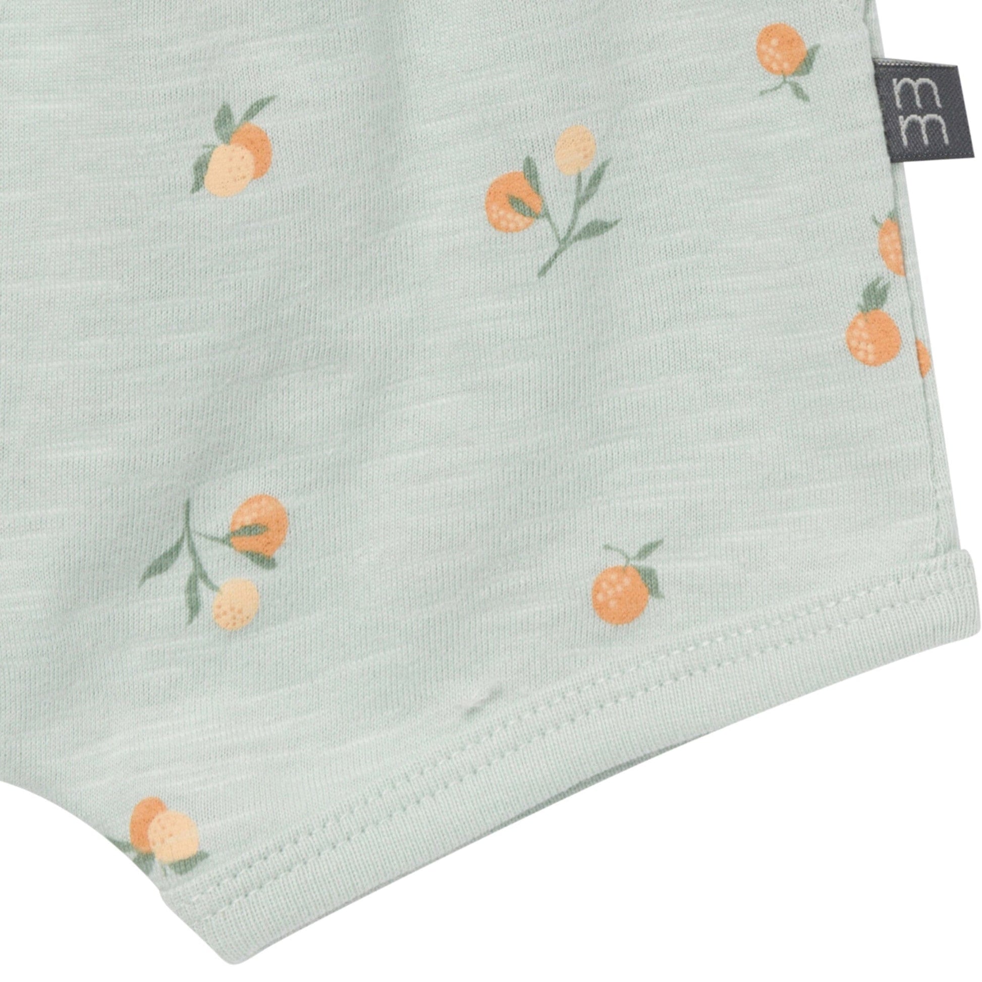 4-Piece Baby Girls Light Sky Oranges/Tan Sleeveless Peplum Tops and Shorts Set outfits Modern Moments™ by Gerber® 