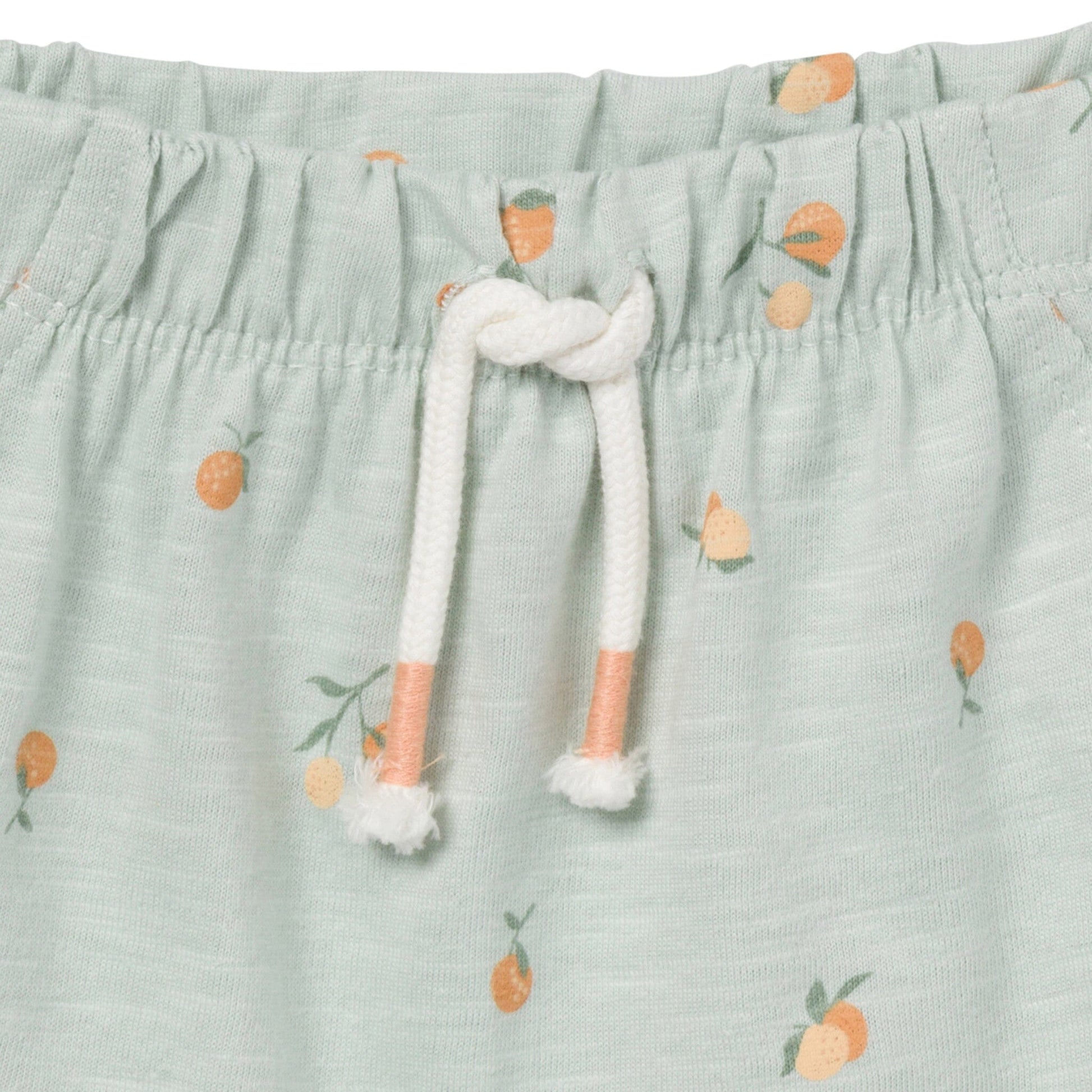 4-Piece Baby Girls Light Sky Oranges/Tan Sleeveless Peplum Tops and Shorts Set outfits Modern Moments™ by Gerber® 