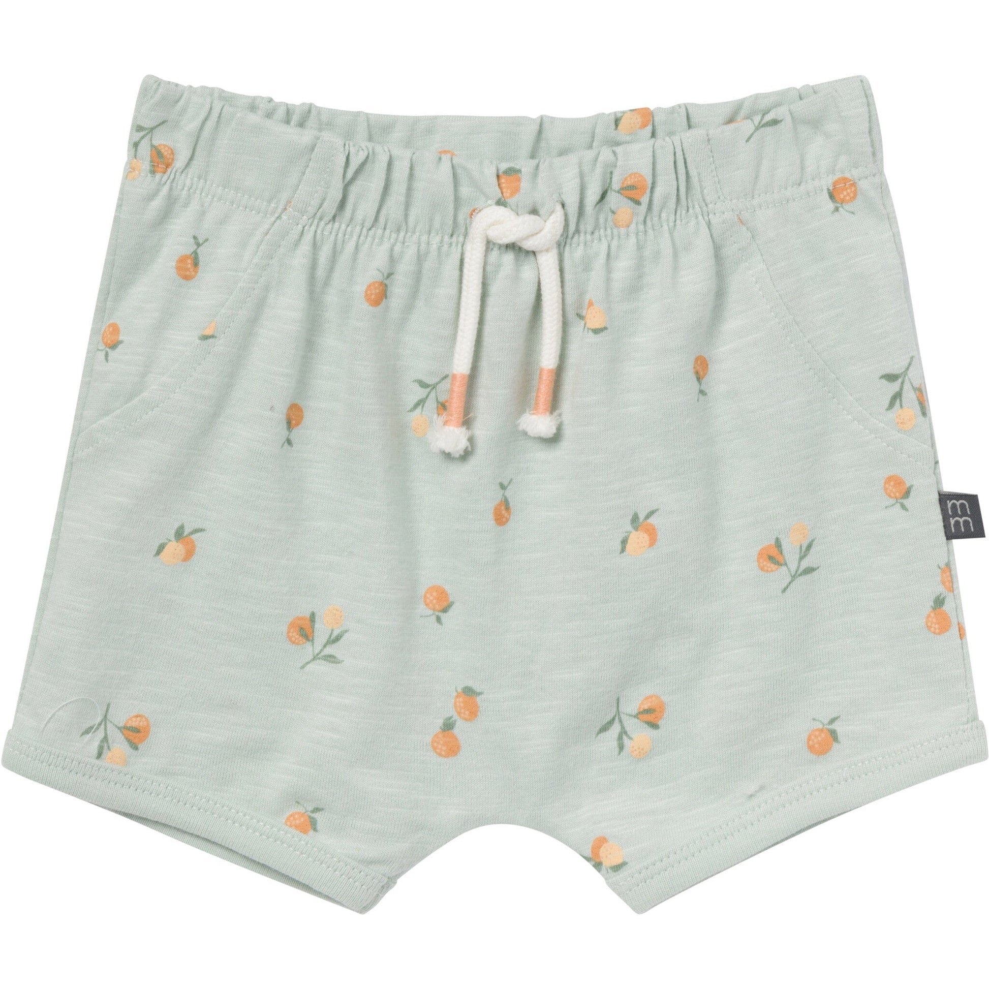 4-Piece Baby Girls Light Sky Oranges/Tan Sleeveless Peplum Tops and Shorts Set outfits Modern Moments™ by Gerber® 