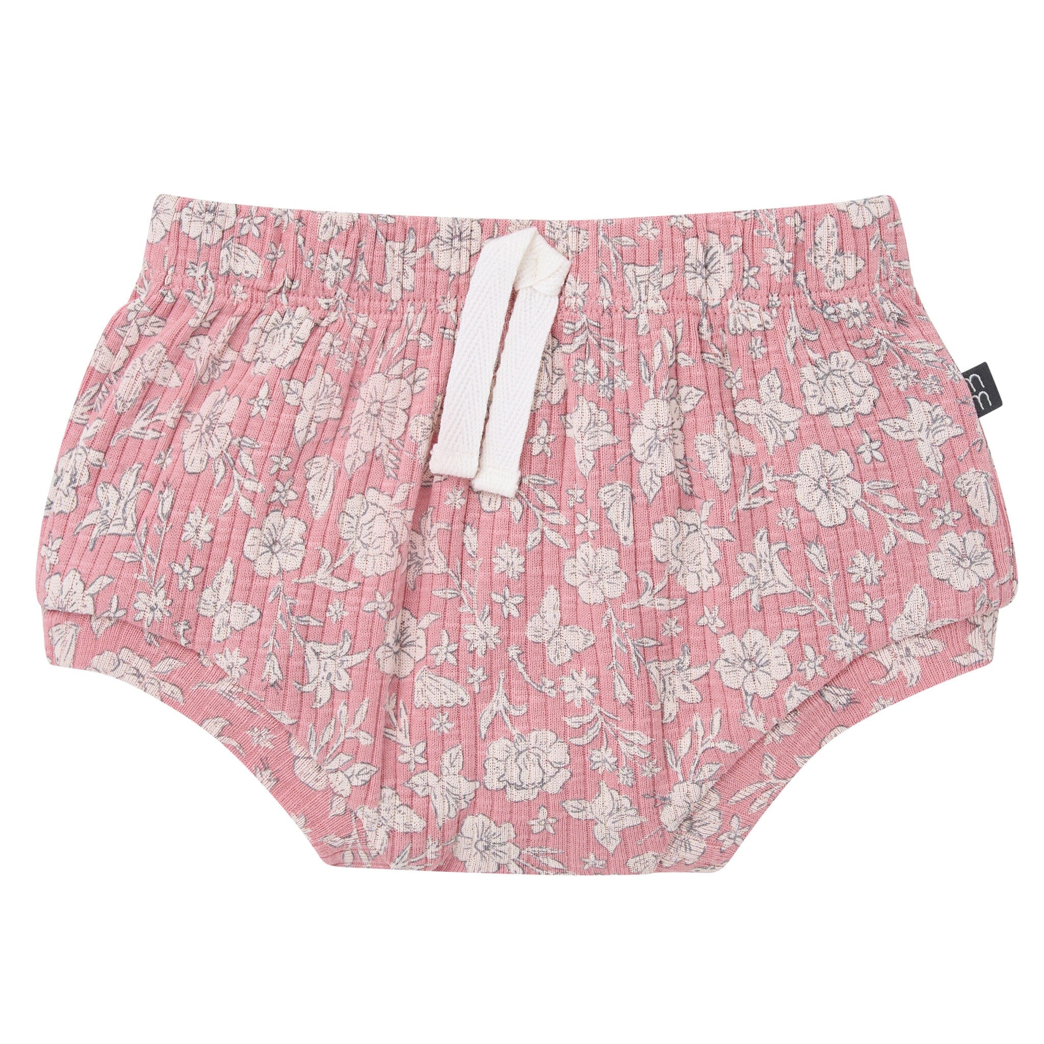4-Piece Baby Girls Pink Flower Bodysuit and Shorties outfits modern moments™ by Gerber® 