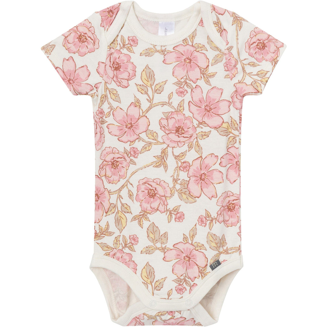 4-Piece Baby Girls Multi Flower Bodysuit and Pant Outfits & Sets Modern Moments™ by Gerber® 