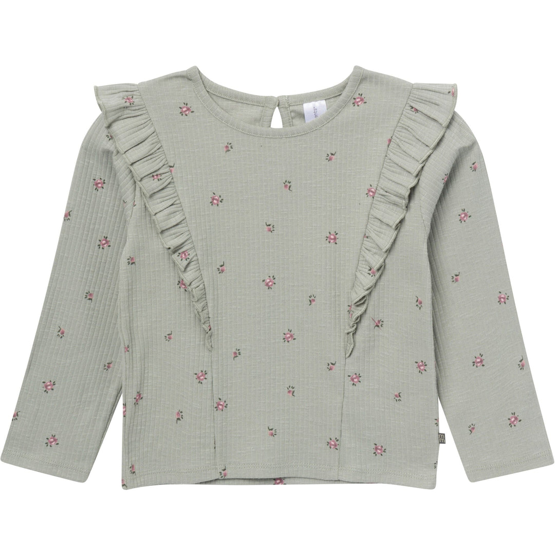 4-Piece Baby Girls Blue and Green Ruffle Top and Legging Set Outfits & Sets Modern Moments™ by Gerber® 