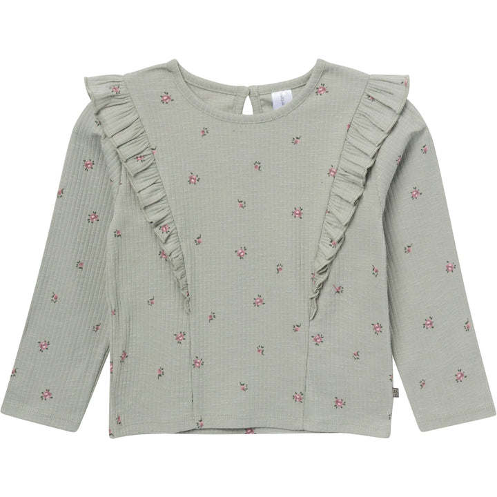 4-Piece Baby Girls Blue and Green Ruffle Top and Legging Set Outfits & Sets Modern Moments™ by Gerber® 