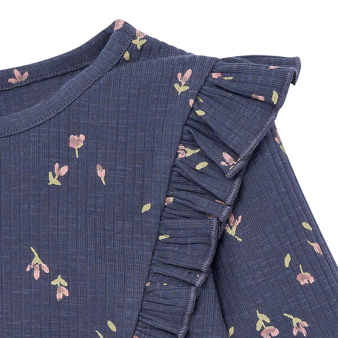 4-Piece Baby Girls Purple and Gray Ruffle Top and Legging Set Outfits & Sets Gerber® 