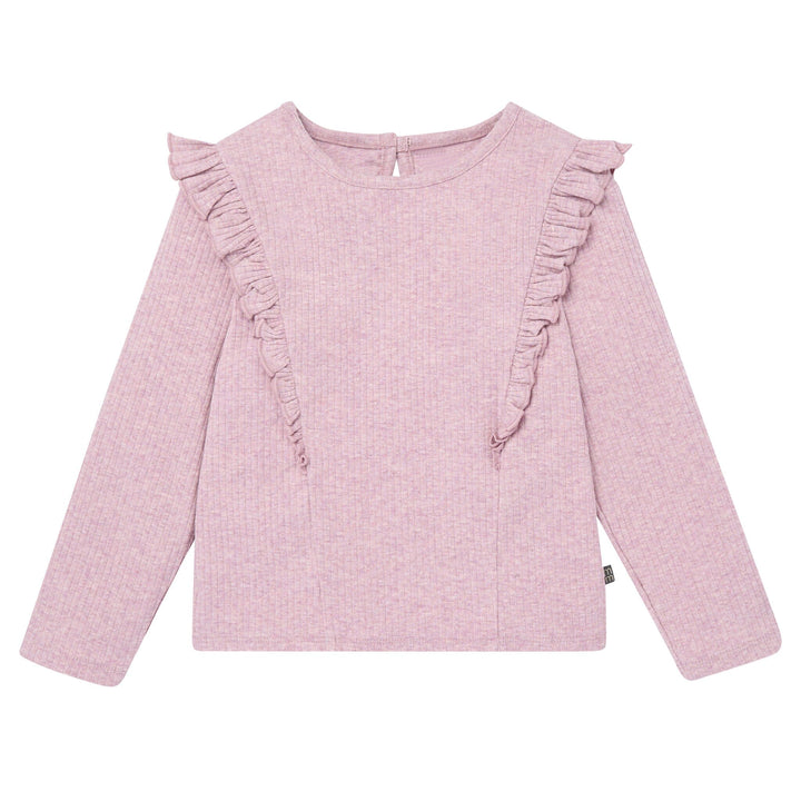 4-Piece Baby Girls Purple and Gray Ruffle Top and Legging Set Outfits & Sets Gerber® 