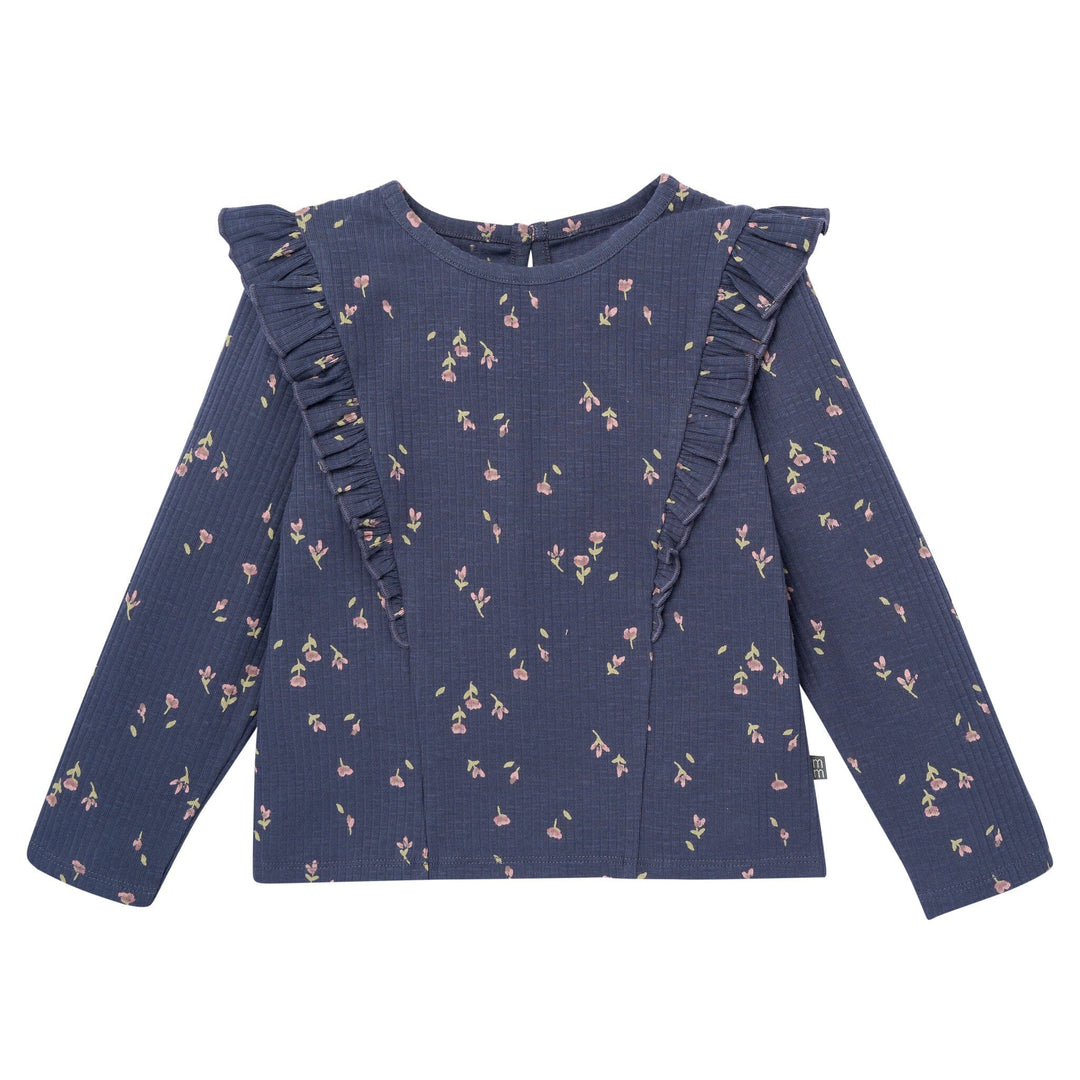 4-Piece Baby Girls Purple and Gray Ruffle Top and Legging Set Outfits & Sets Gerber® 