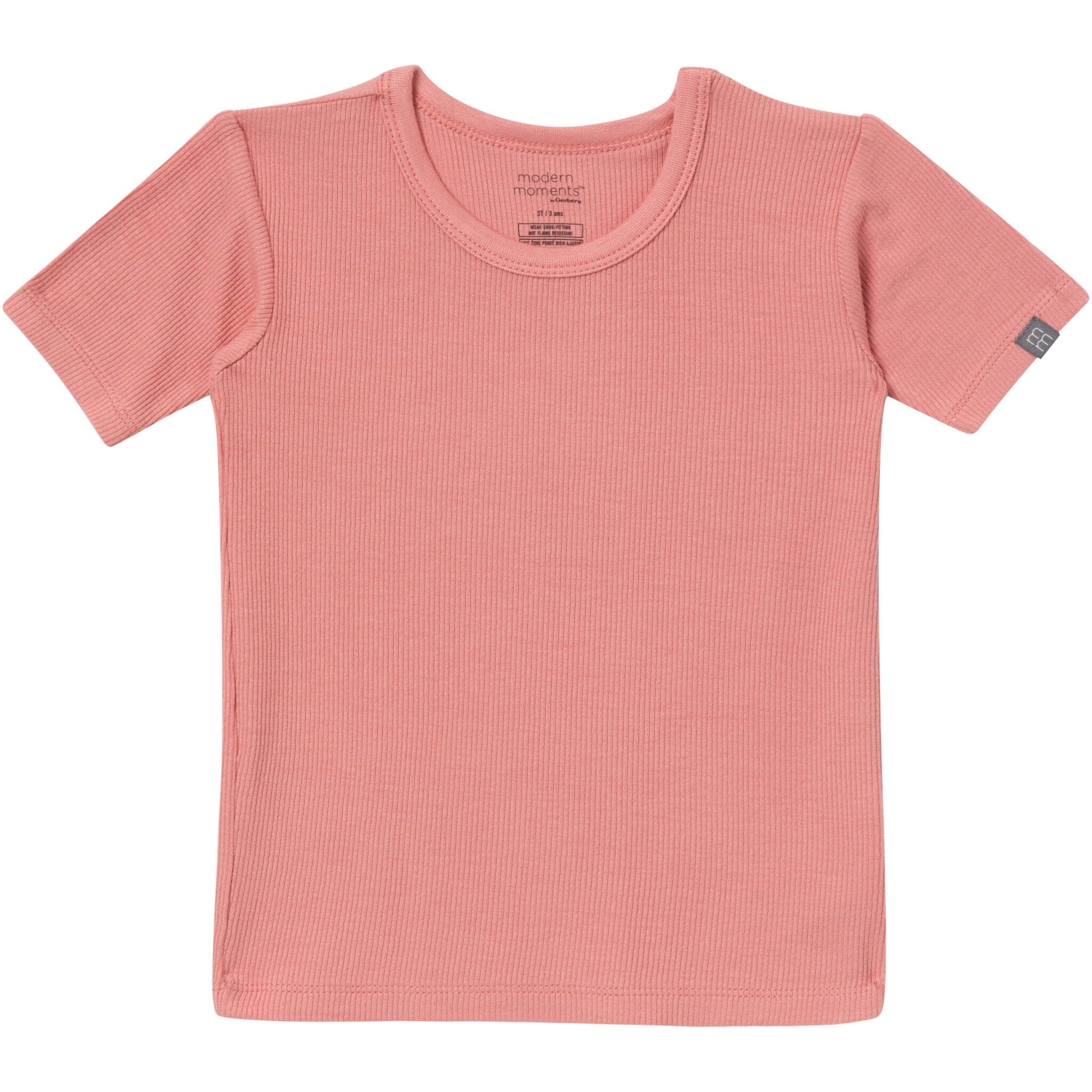 4-Piece Infant & Toddler Girls Light Rose Strawberry Tight Fitting Pajamas Set sleepwear Modern Moments™ by Gerber® 