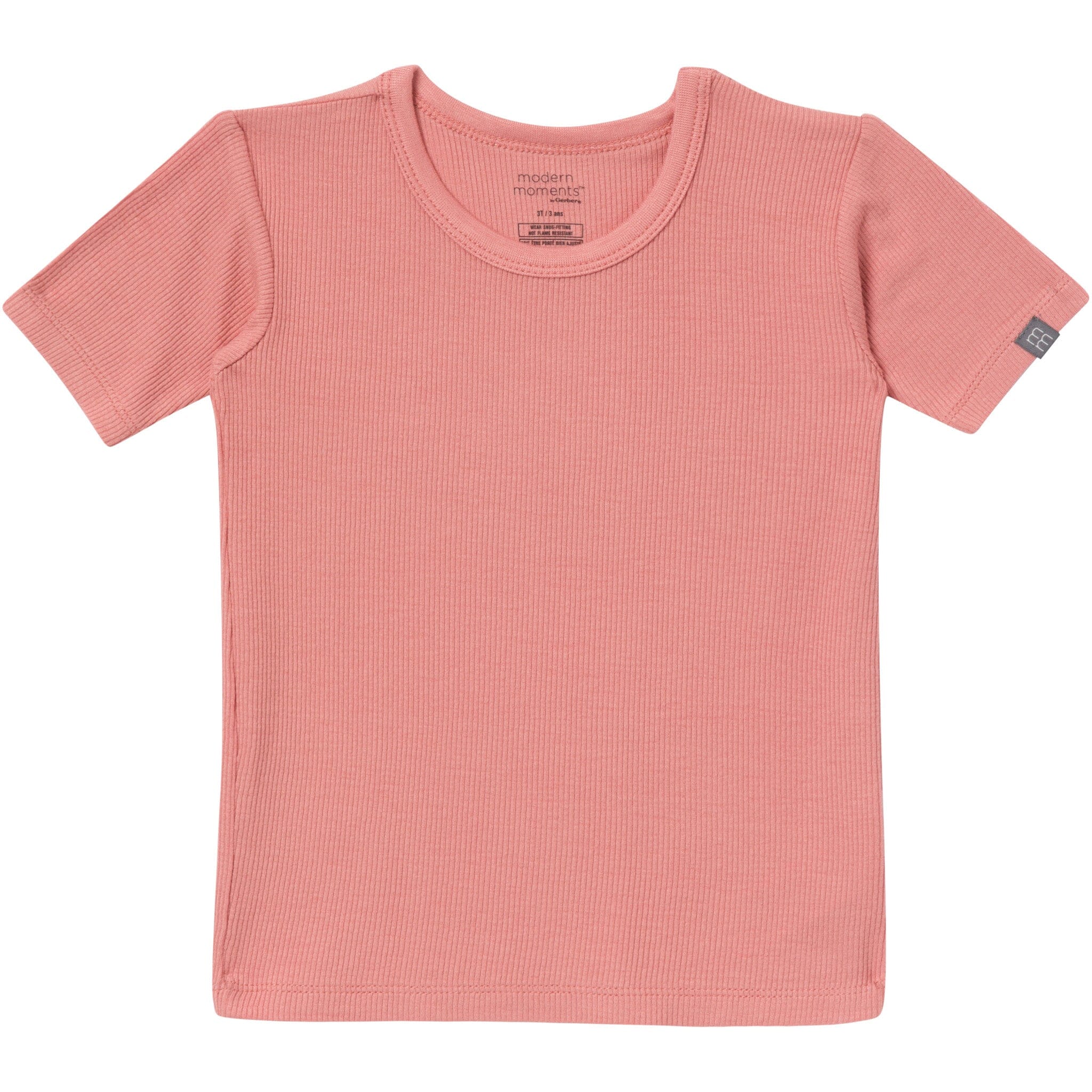 4-Piece Infant & Toddler Girls Light Rose Strawberry Tight Fitting Pajamas Set sleepwear Modern Moments™ by Gerber® 