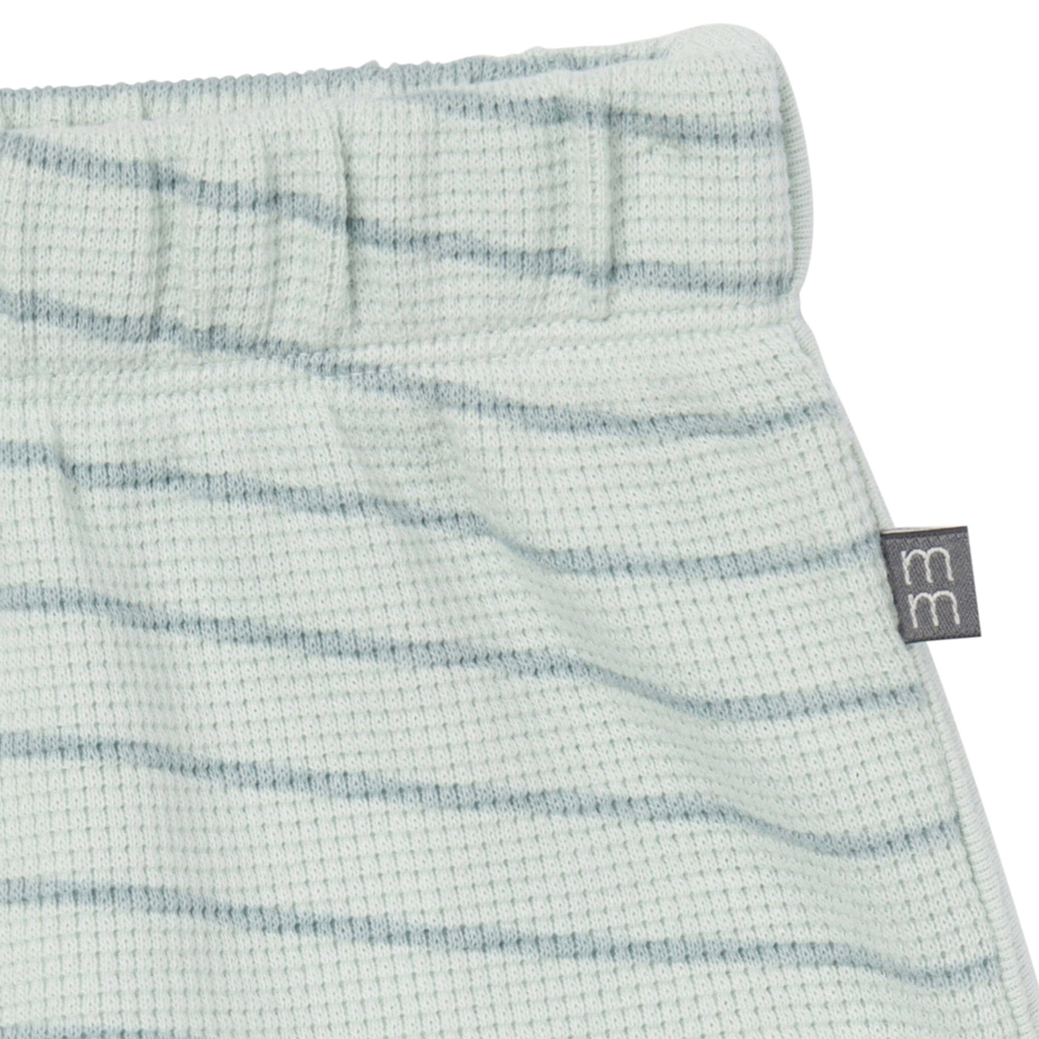 4-Piece Infant & Toddler Girls Light Sky Stripe Drop Shoulder Top and Shorts Set outfits Modern Moments™ by Gerber® 