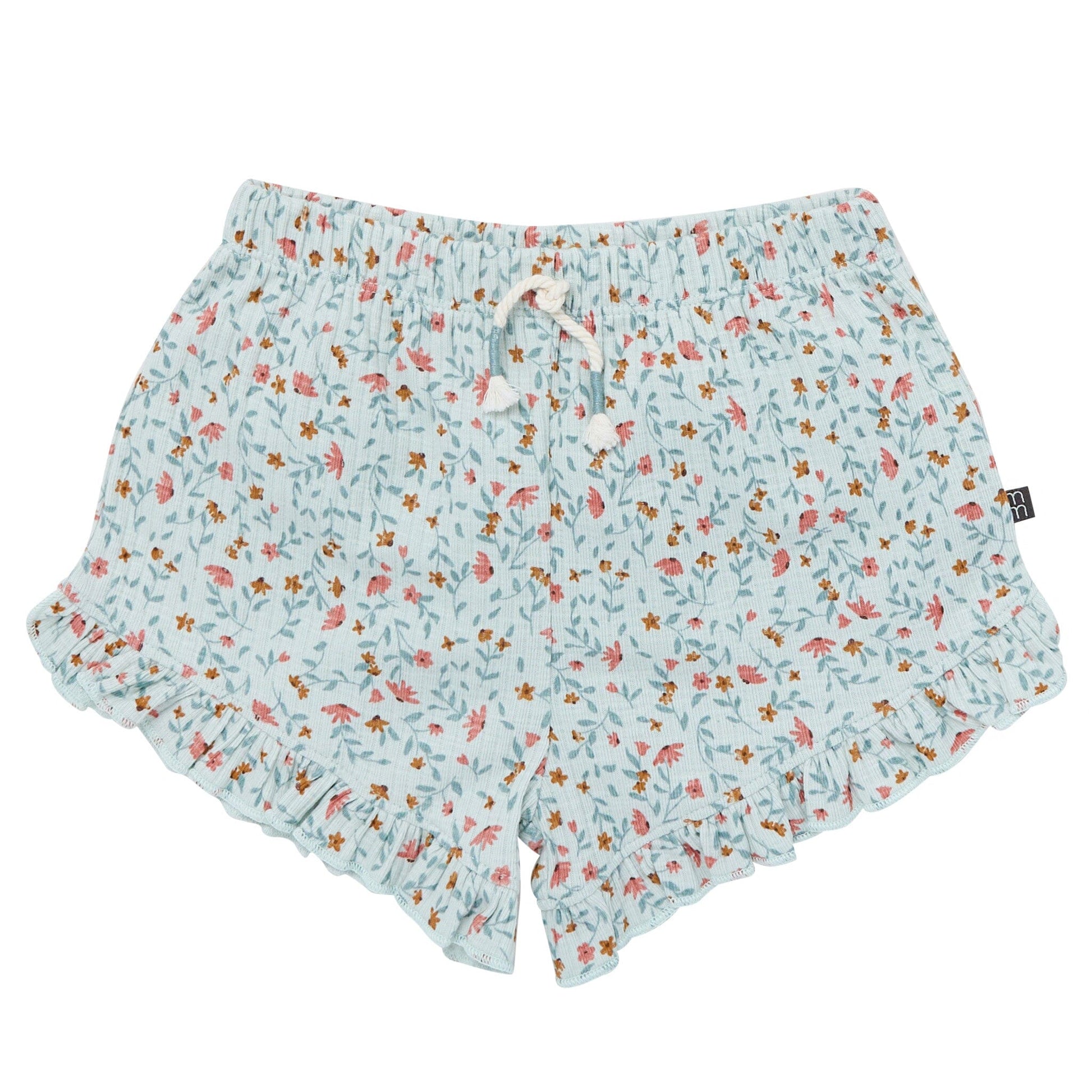 4-Piece Infant & Toddler Girls Light Sky Vine Floral Flutter Sleeve Top and Shorts Set outfits Modern Moments™ by Gerber® 