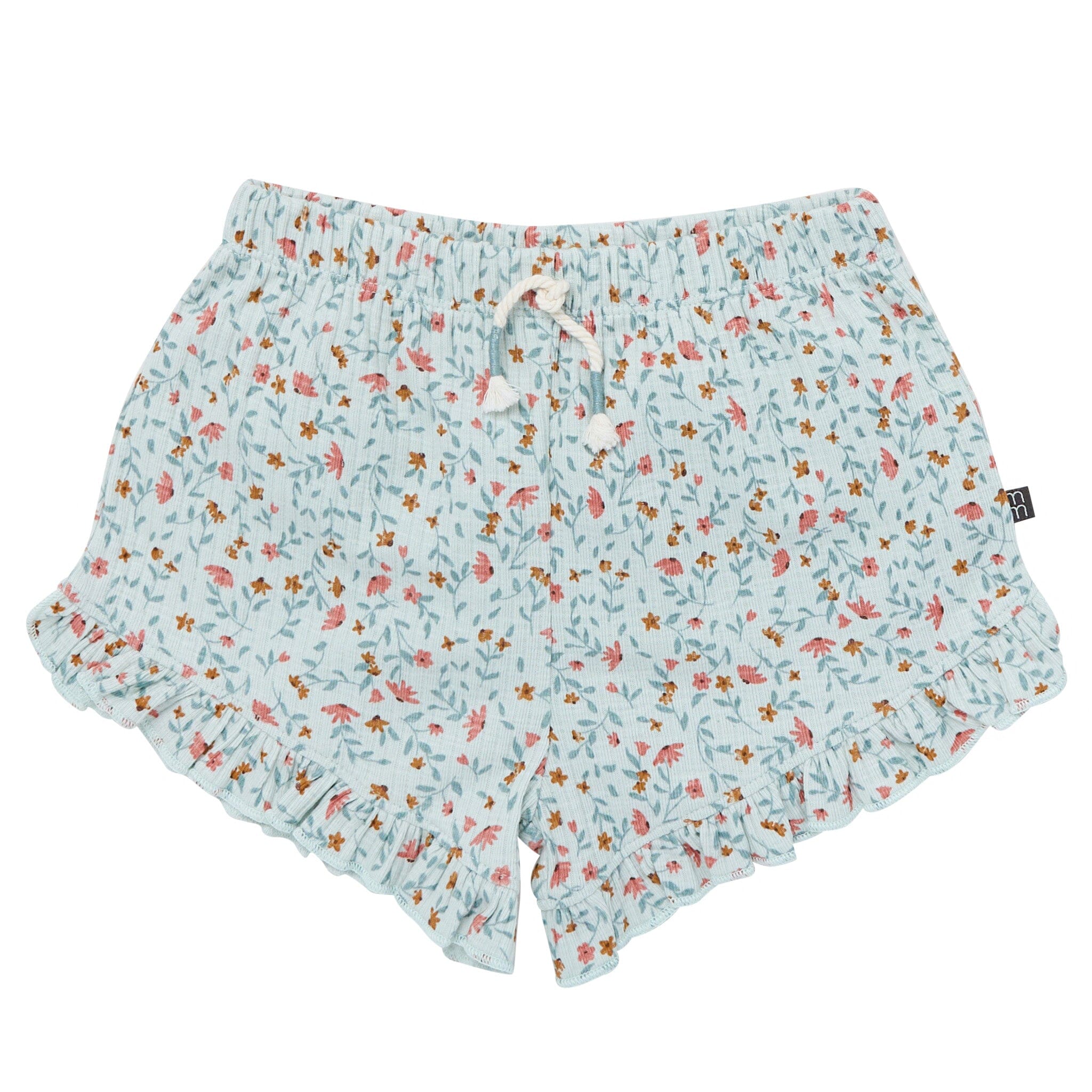 4-Piece Infant & Toddler Girls Light Sky Vine Floral Flutter Sleeve Top and Shorts Set outfits Modern Moments™ by Gerber® 