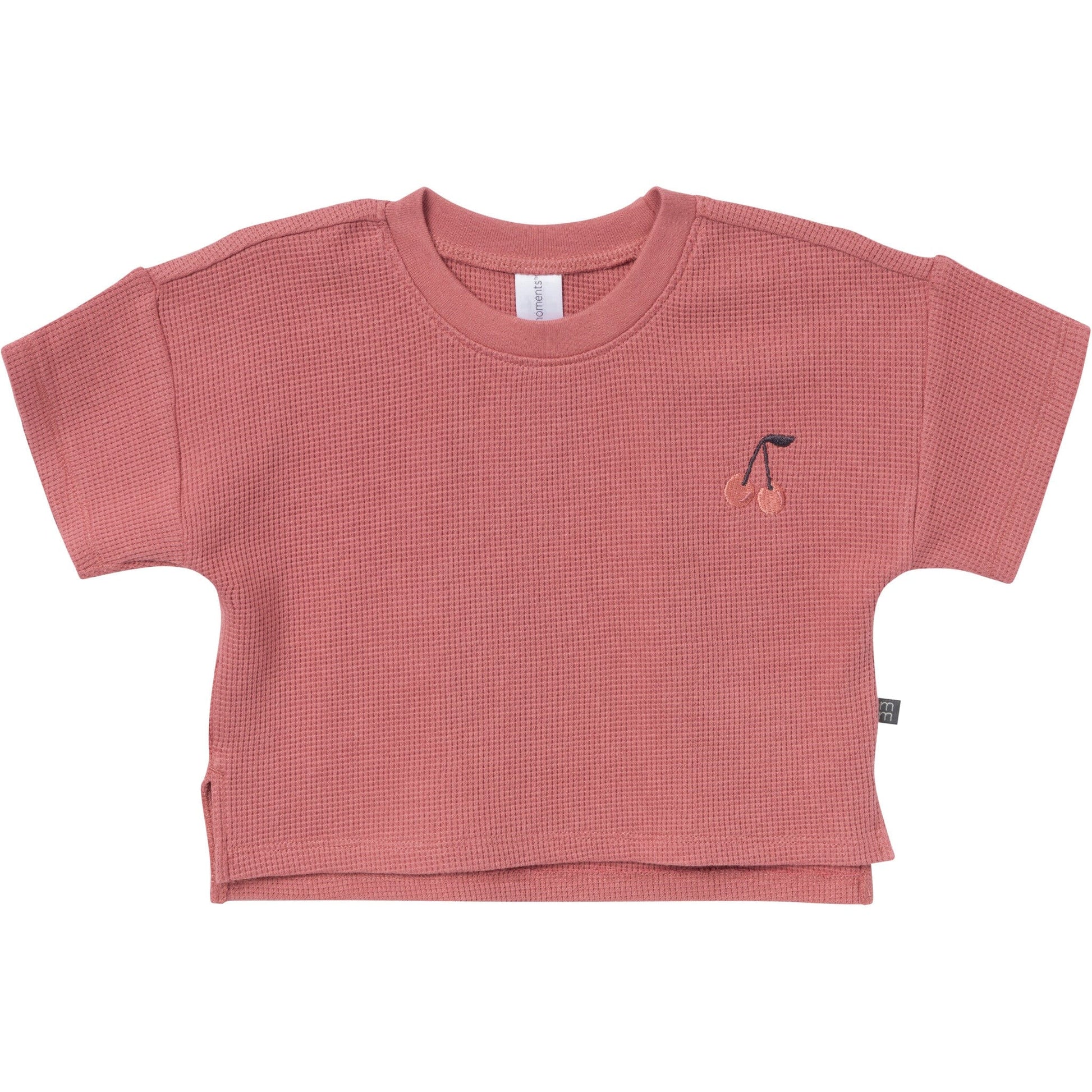 4-Piece Infant & Toddler Girls Medium Rose Stripe Drop Shoulder Top and Shorts Set outfits Modern Moments™ by Gerber® 