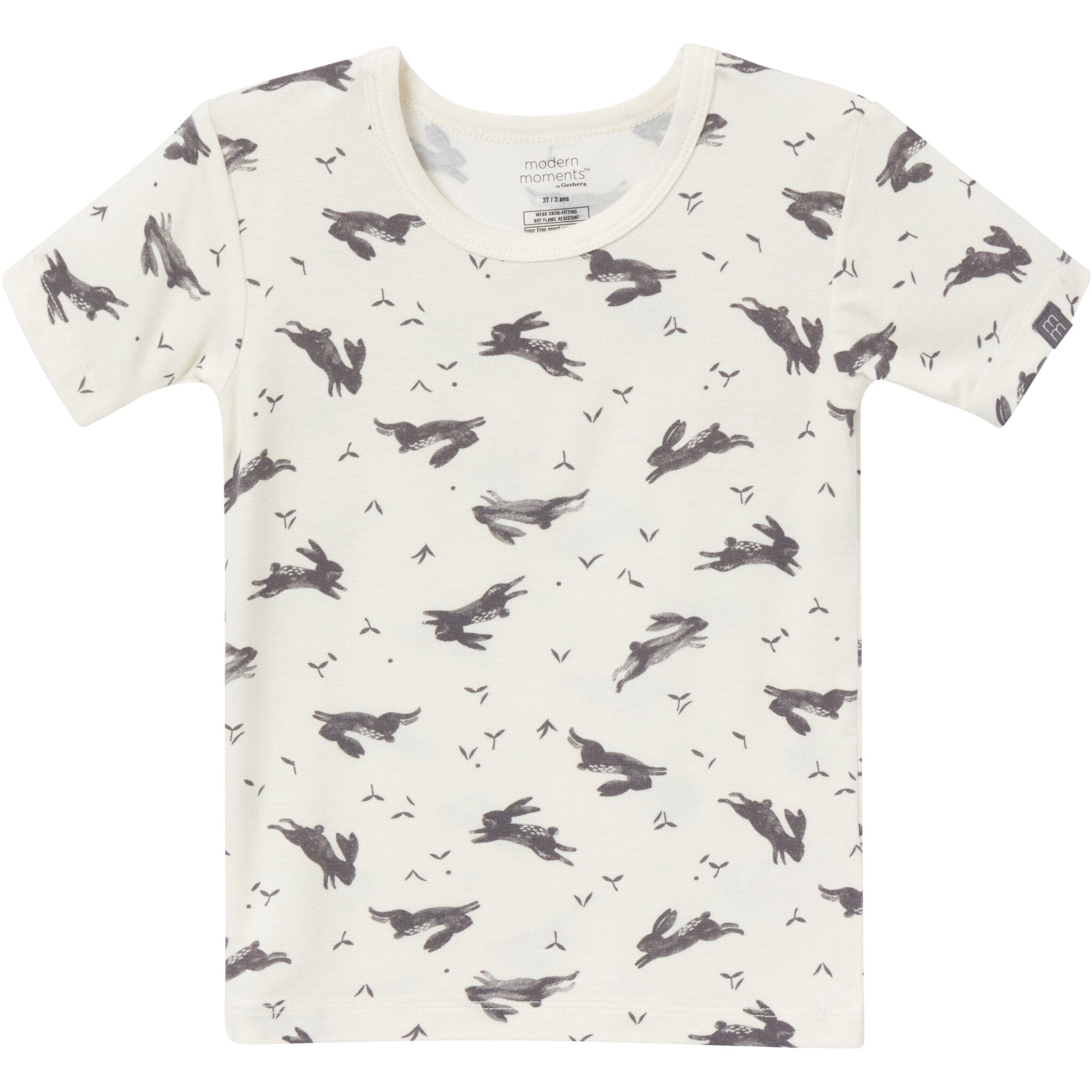 4-Piece Infant & Toddler Neutral Blue Plaid Tight Fitting Footless Pajamas sleepwear Modern Moments™ by Gerber® 