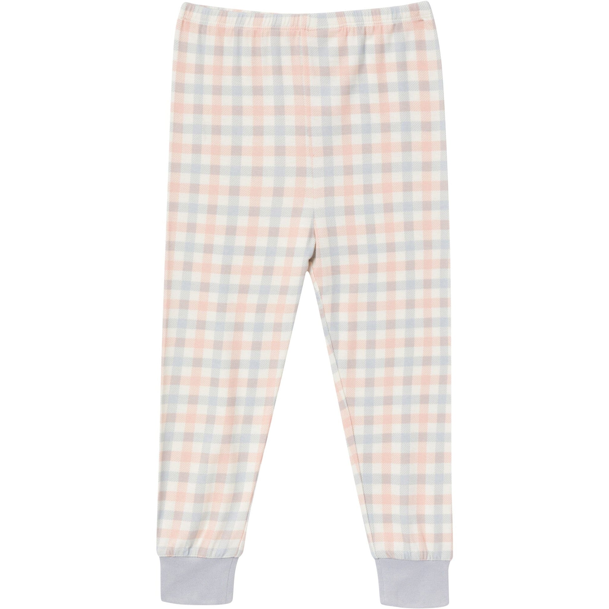 4-Piece Infant & Toddler Neutral Blue Plaid Tight Fitting Footless Pajamas sleepwear Modern Moments™ by Gerber® 