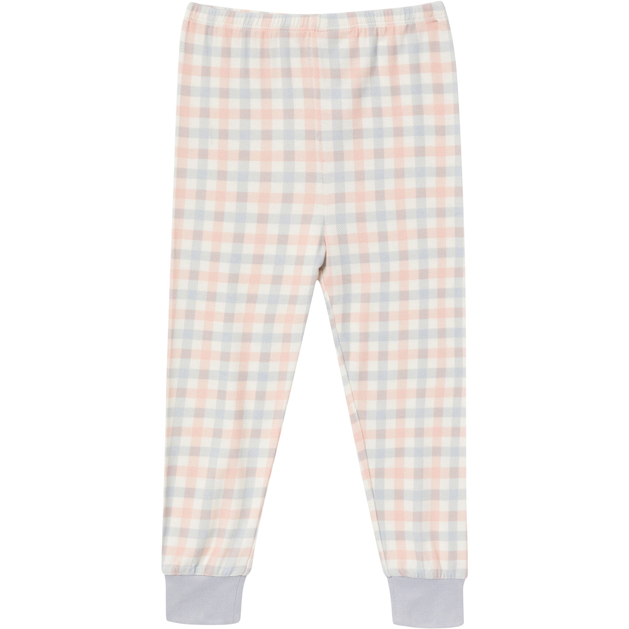 4-Piece Infant & Toddler Neutral Blue Plaid Tight Fitting Footless Pajamas sleepwear Modern Moments™ by Gerber® 