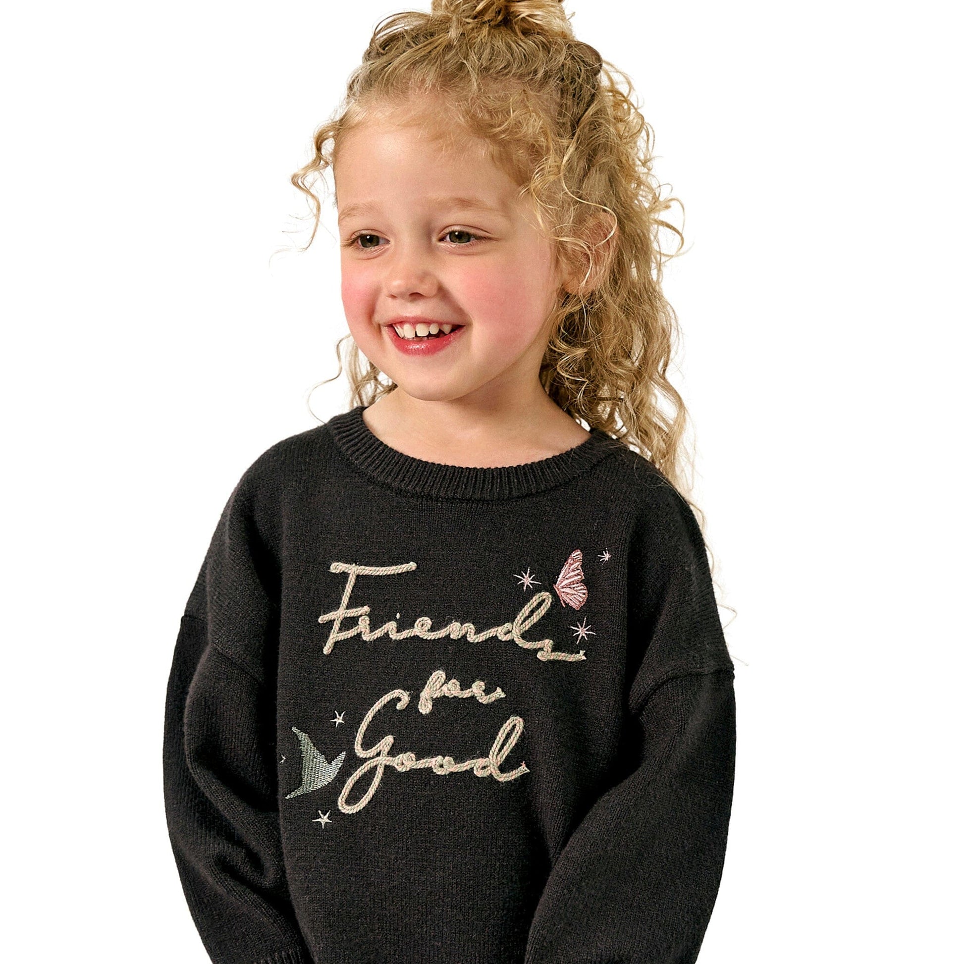 Infant & Toddler Girls Bristol Black Wicked Sweater Outerwear Gerber® 