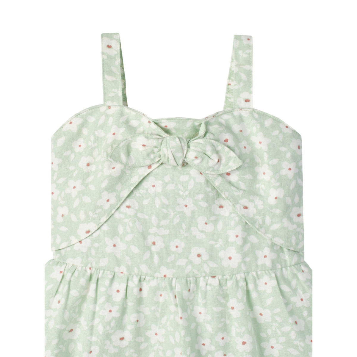 Infant and Toddler Girls Aqua Romper