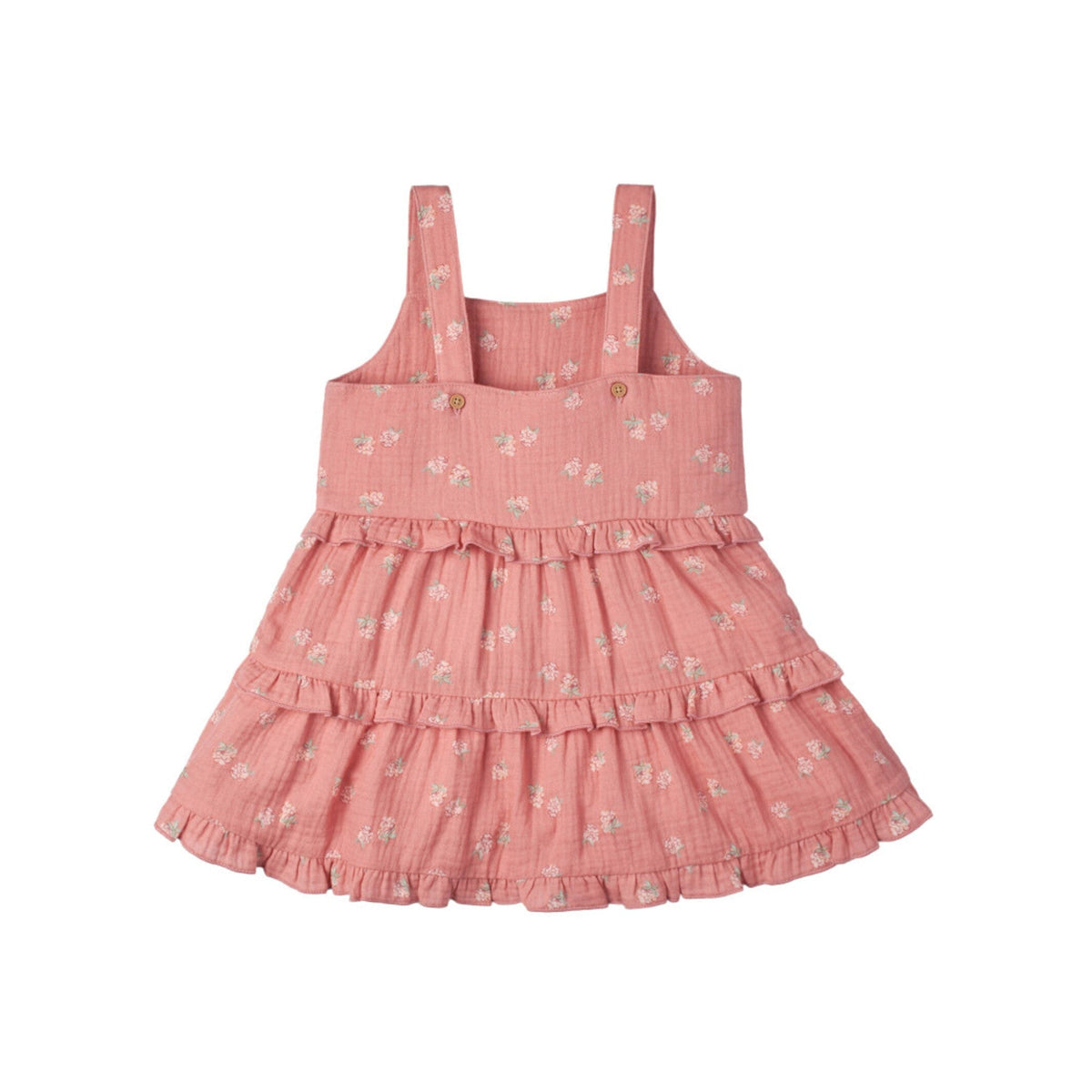 Infant & Toddler Girls Pink Tiered Dress
