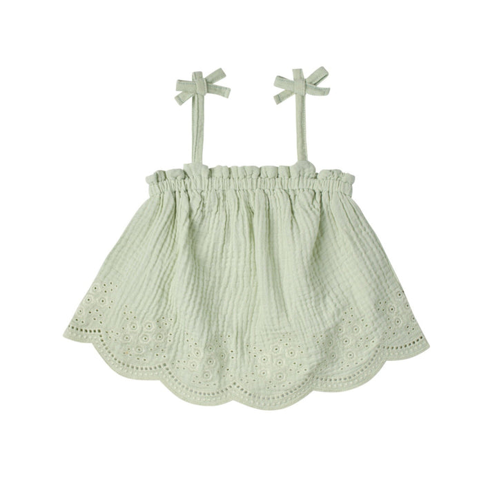 2-Piece Infant & Toddler Girls Aqua Top & Short Set