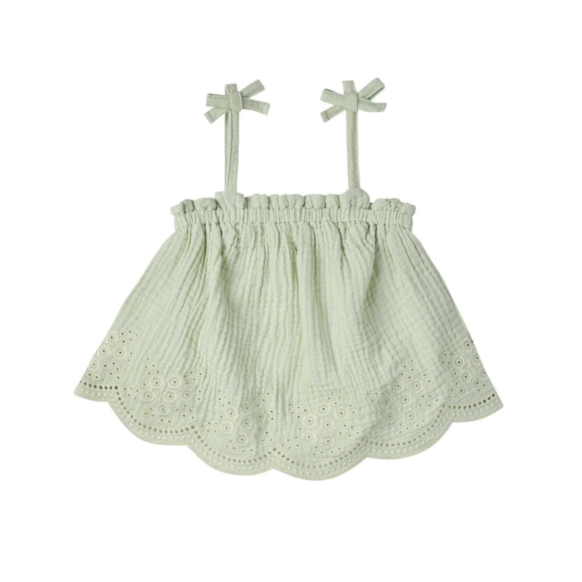 2-Piece Infant & Toddler Girls Aqua Top & Short Set