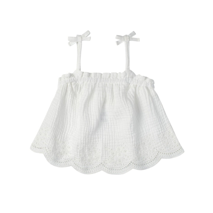 2-Piece Infant & Toddler Girls Ivory Top & Short Set