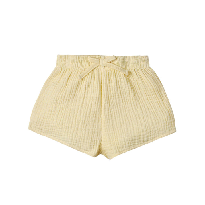 2-Piece Infant & Toddler Girls Yellow Top & Short Set