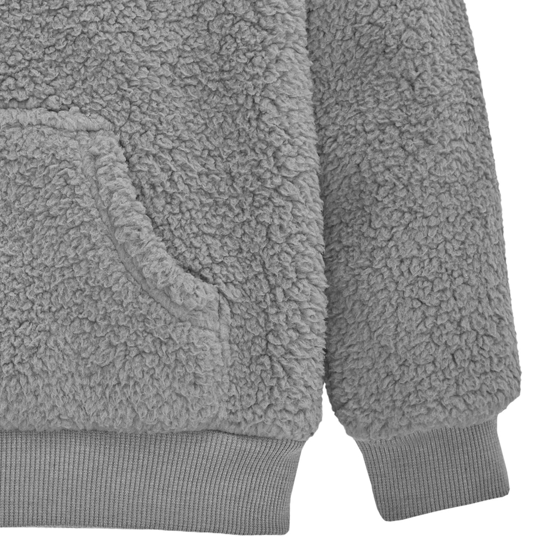 Infant & Toddler Boys Browns 1/4 Zip Sherpa Top