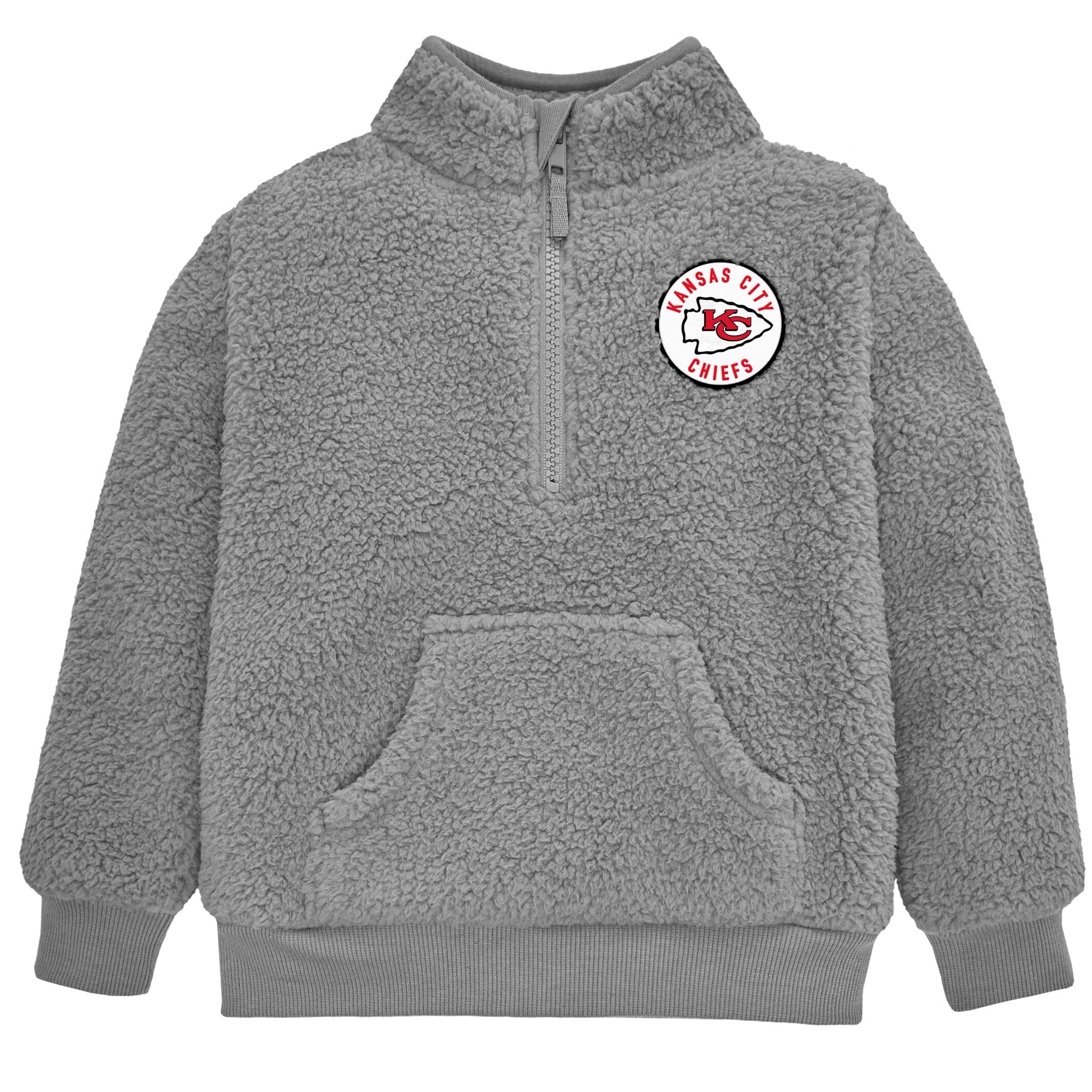 Infant & Toddler Kansas City Chiefs 1/4 Zip Sherpa Top – Gerber ...