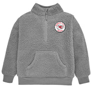 Infant & Toddler Boys Chiefs 1/4 Zip Sherpa Top