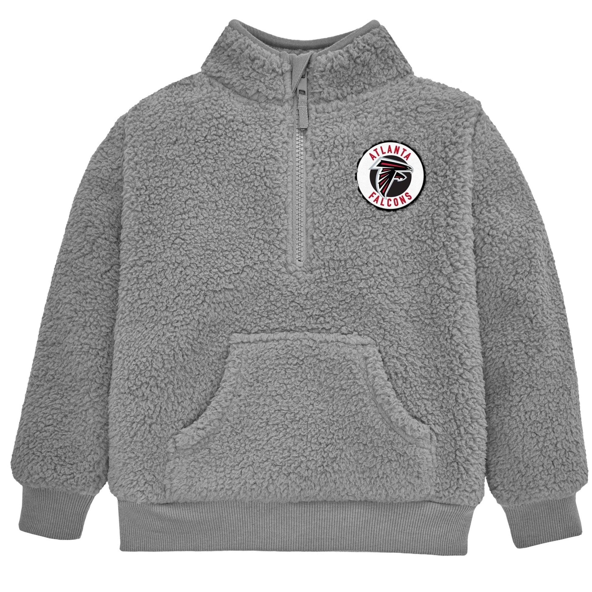 Infant & Toddler Boys Falcons 1/4 Zip Sherpa Top