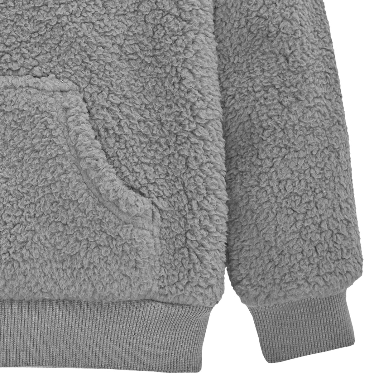 Infant & Toddler Boys Jets 1/4 Zip Sherpa Top