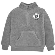 Infant & Toddler Boys Raiders 1/4 Zip Sherpa Top