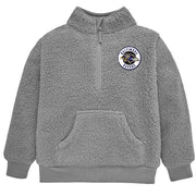 Infant & Toddler Boys Ravens 1/4 Zip Sherpa Top