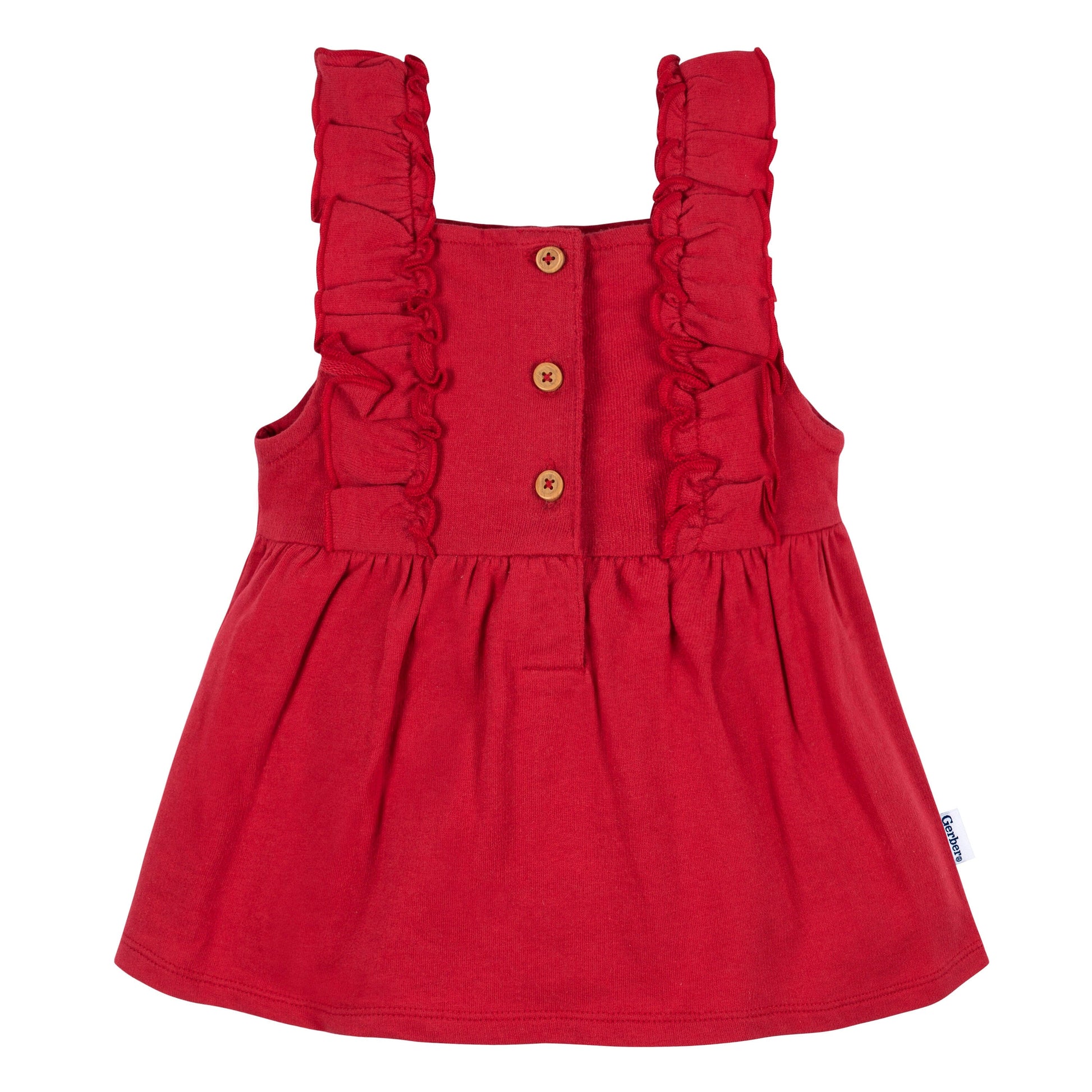 2-Piece Baby Girls Red Holly Berries Jumper & Top Set