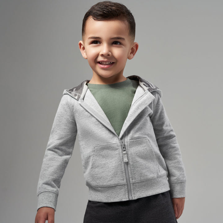Infant & Toddler Boys Heather Gray Hoodie