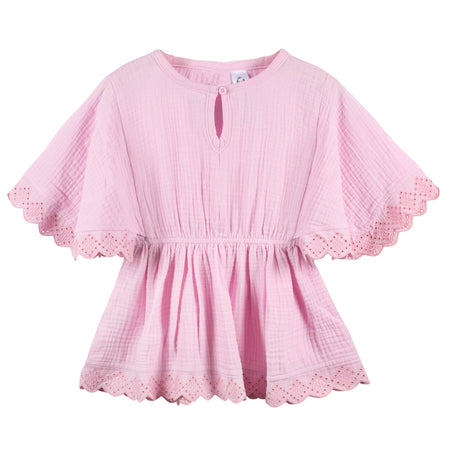 Baby & Toddler Girls Light Pink Gauze Kaftan Swim Coverup