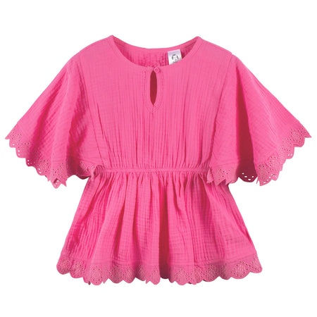 Baby & Toddler Girls Pink Gauze Kaftan Swim Coverup