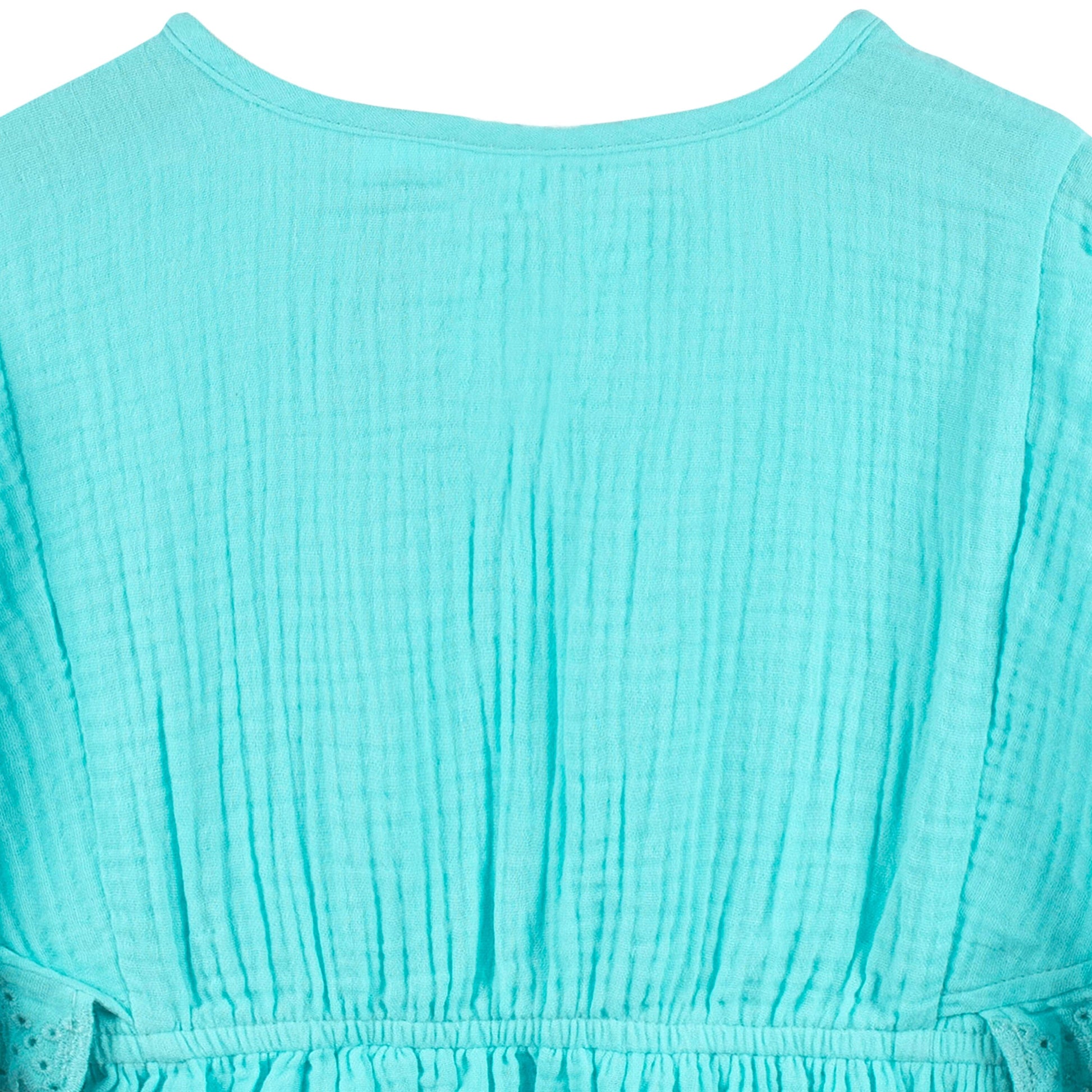 Baby & Toddler Girls Aqua Woven Kaftan Coverup