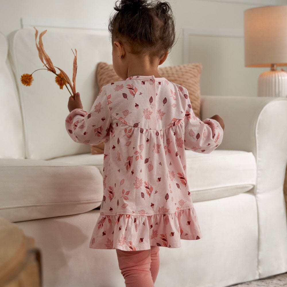 2-Piece Baby & Toddler Girls Leaves Dress & Legging Set – Gerber