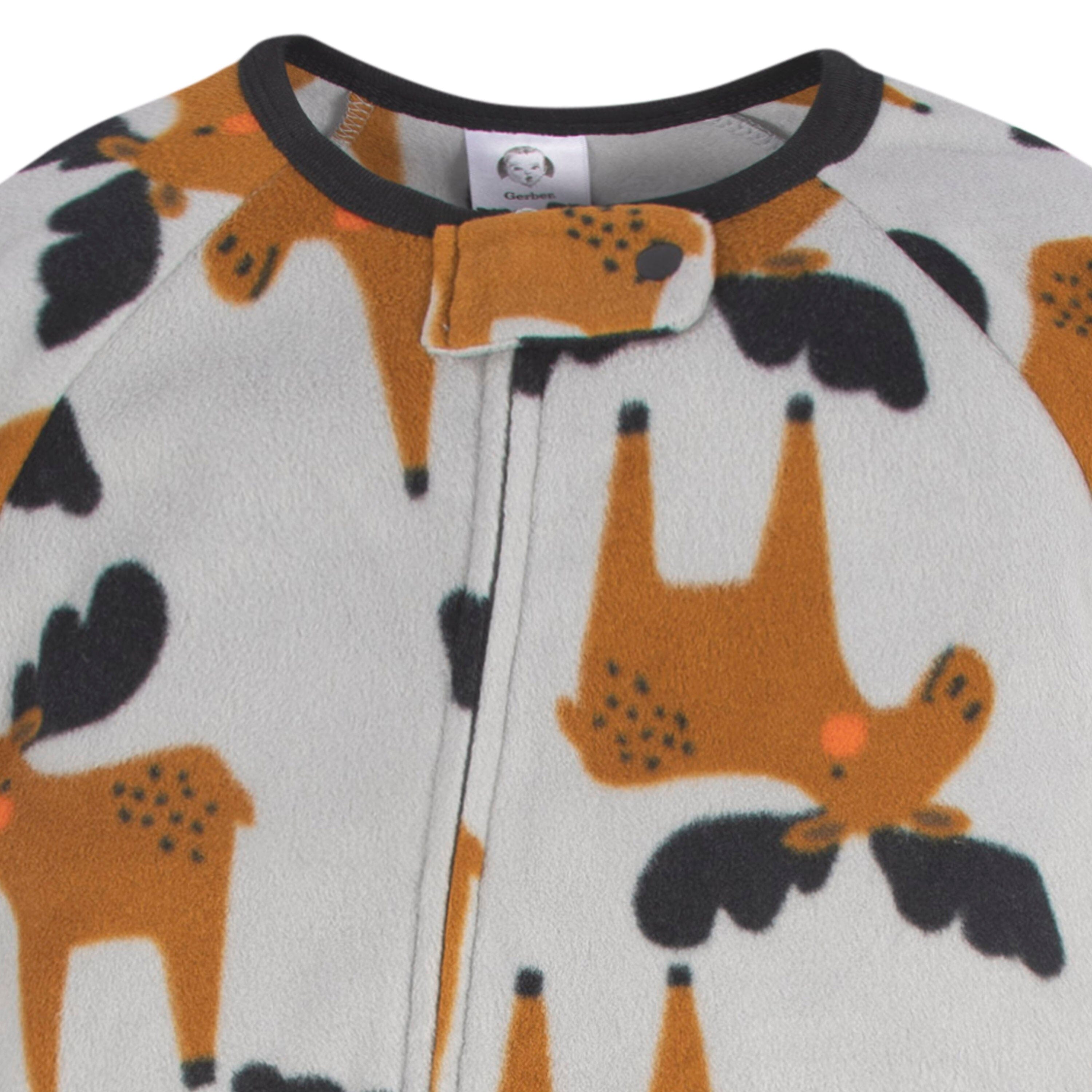 Baby & Toddler Boys Moose Blanket Sleepers