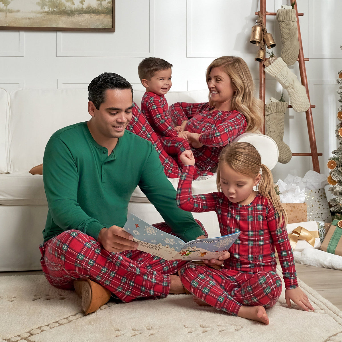 2-Piece Men's Stewart Plaid Hacci Pajama Set sleepwear Gerber® 