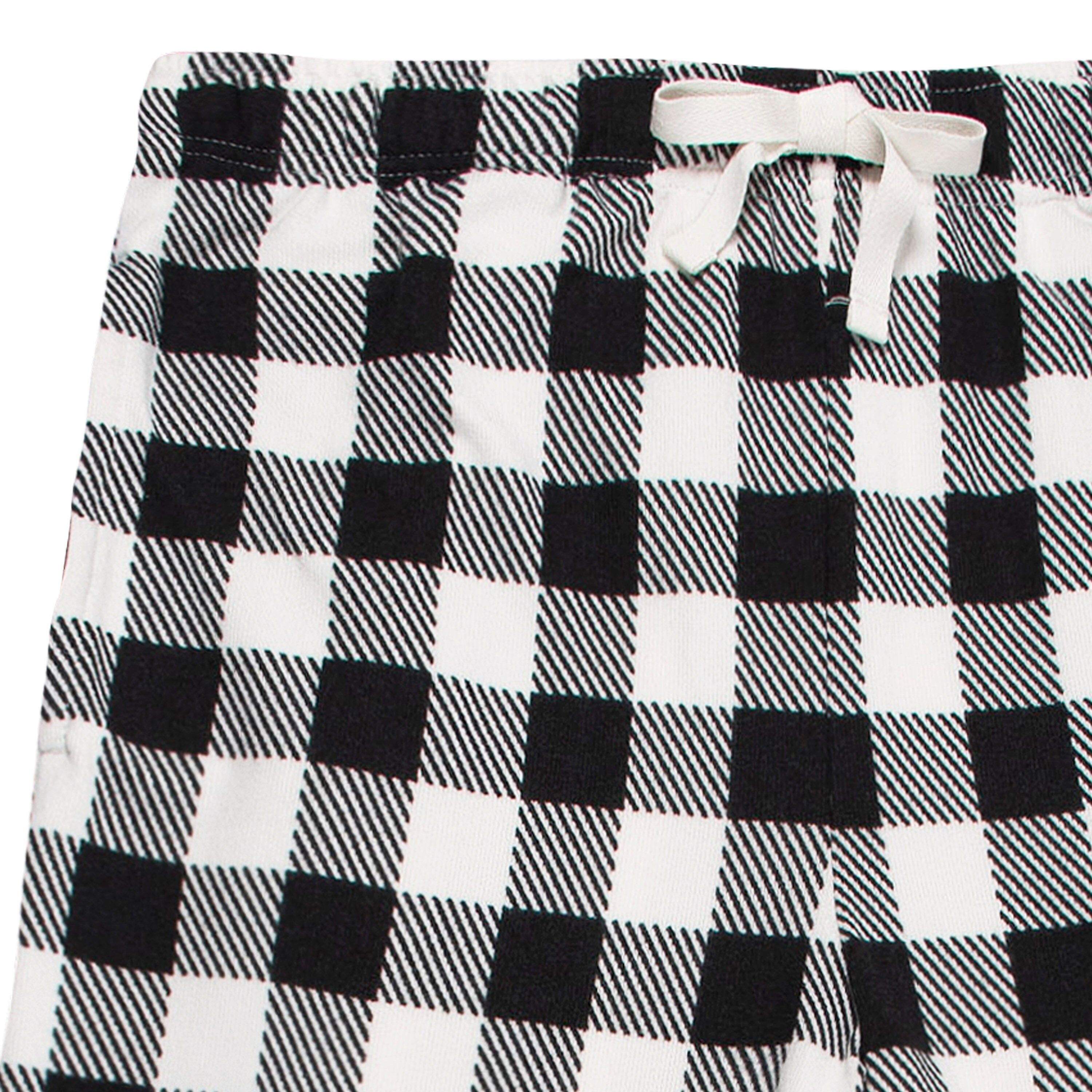 2-Piece Men's Buffalo Plaid Pajama Set