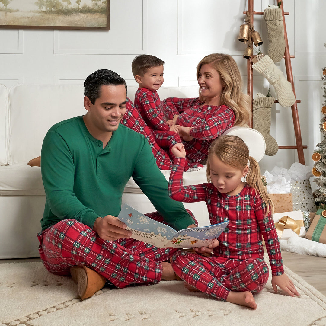 Baby & Toddler Neutral Stewart Plaid Pajamas