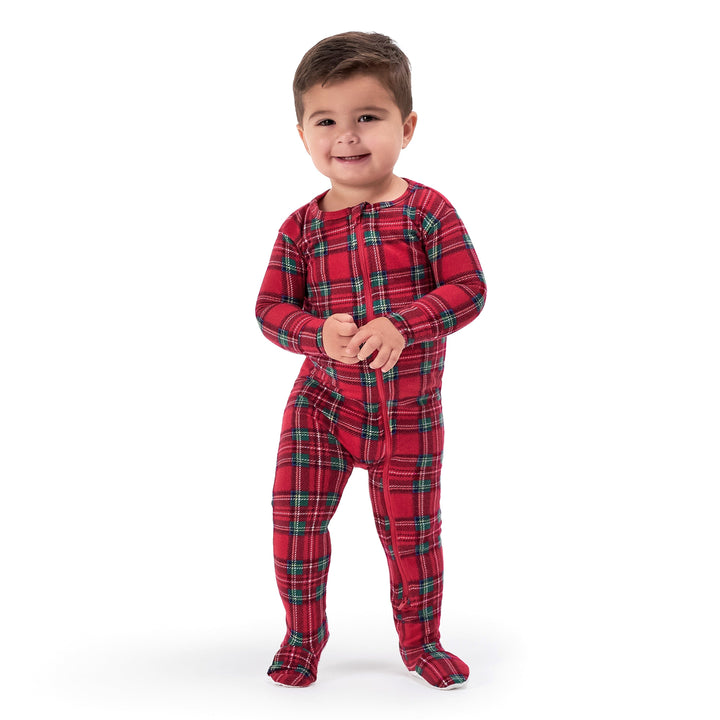 Baby & Toddler Neutral Stewart Plaid Pajamas