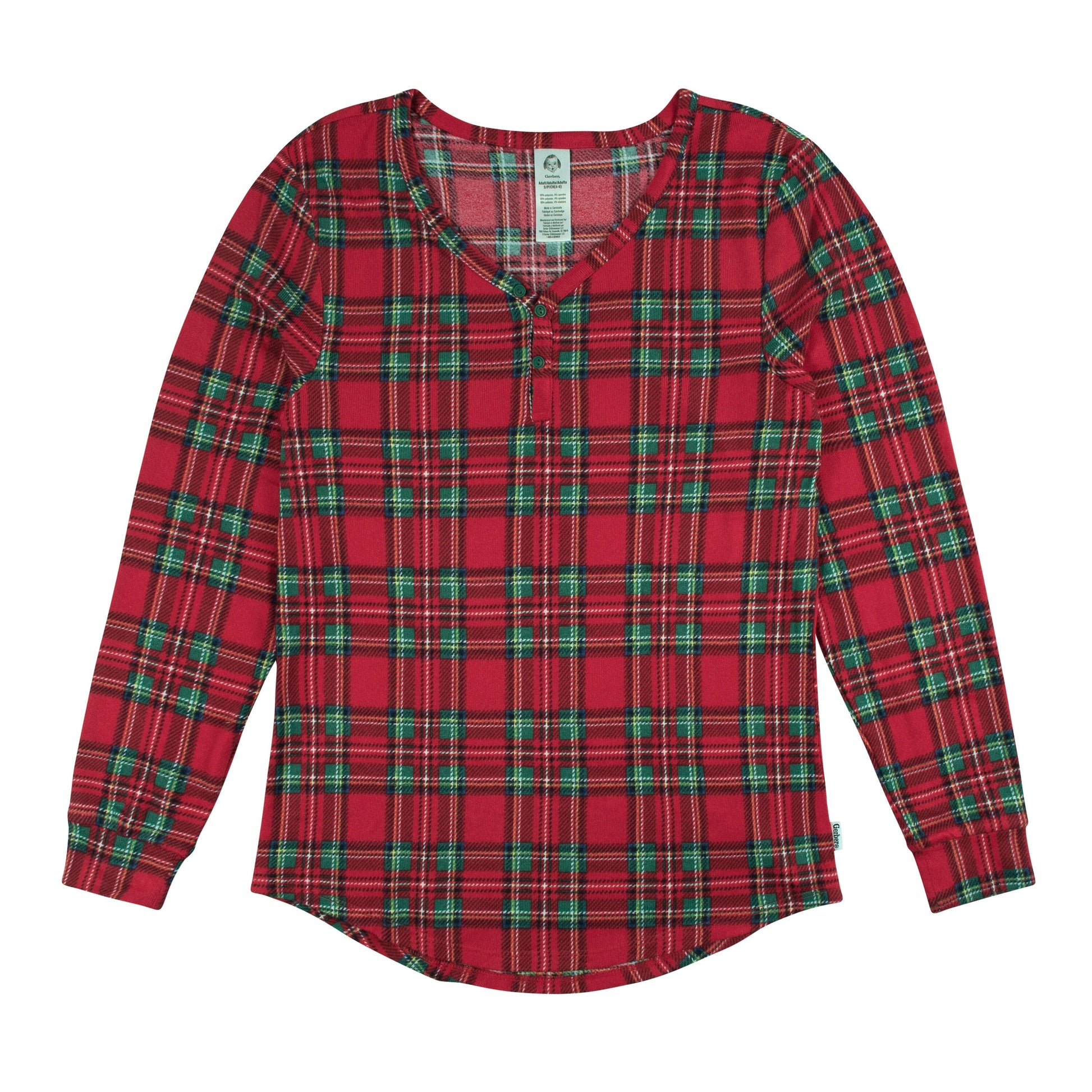 2-Piece Women's Stewart Plaid Pajama Set