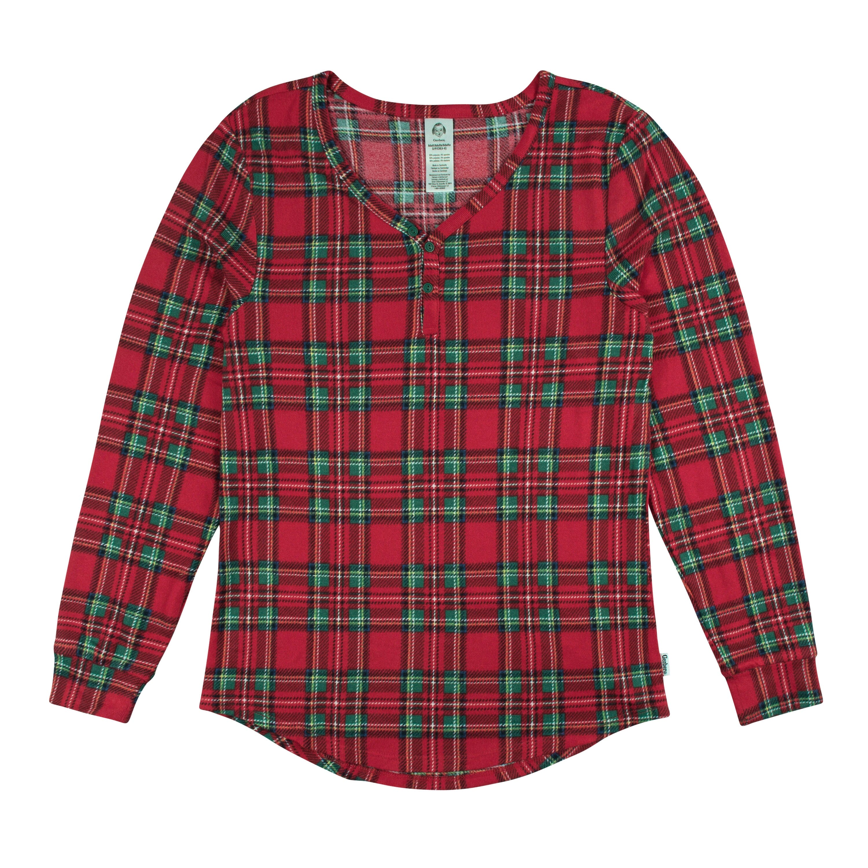2-Piece Women's Stewart Plaid Pajama Set