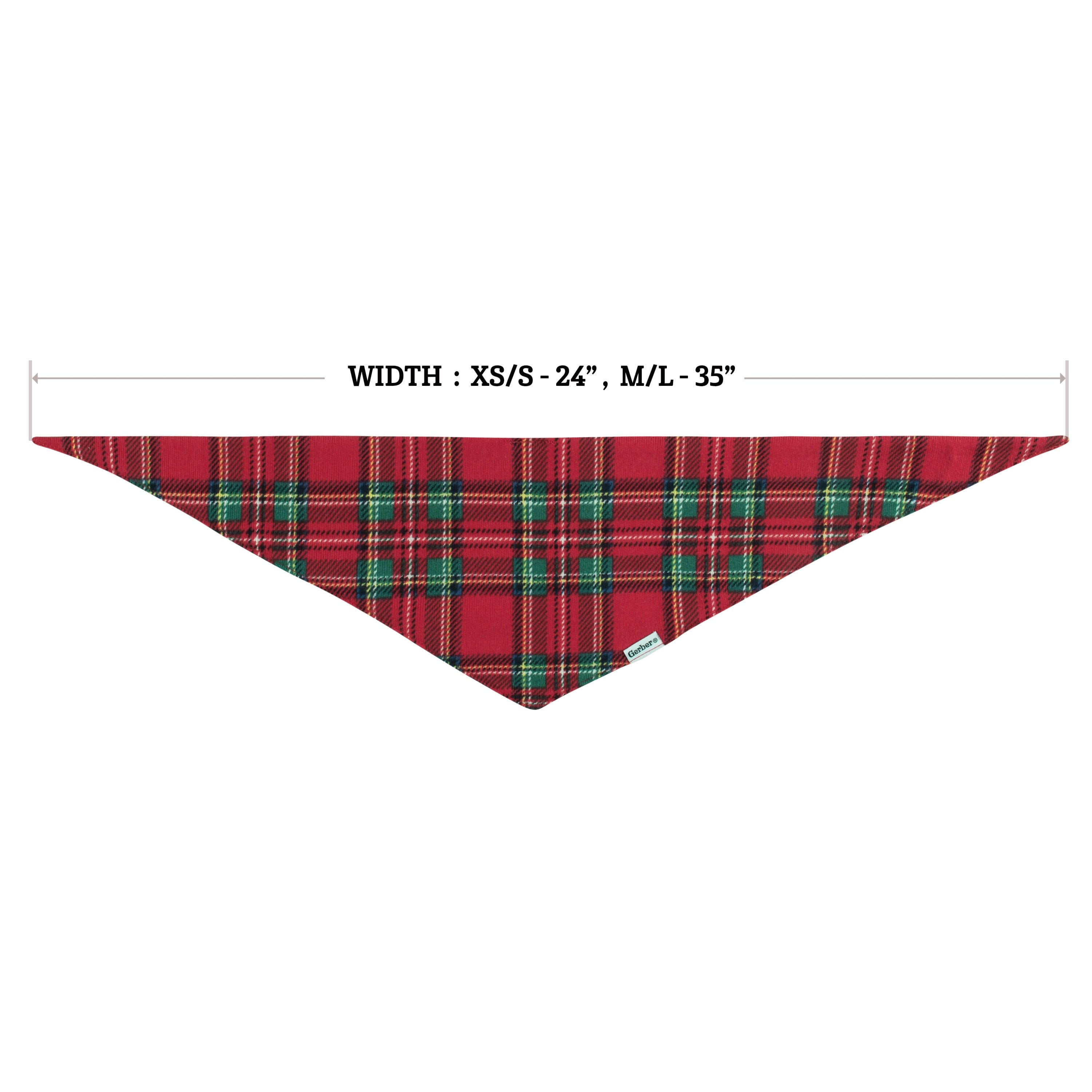 Stewart Plaid Pet Bandana