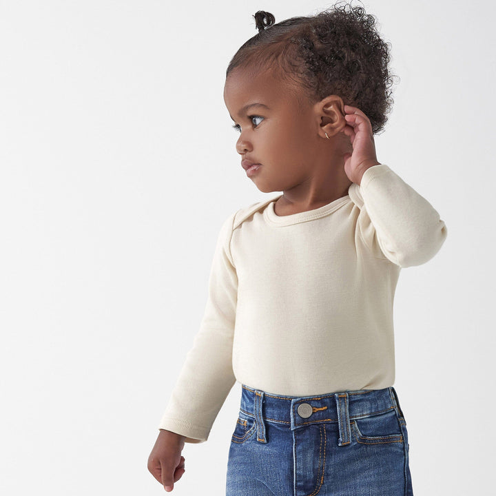 5-Pack Baby Natural Premium Long Sleeve Onesies® Bodysuits