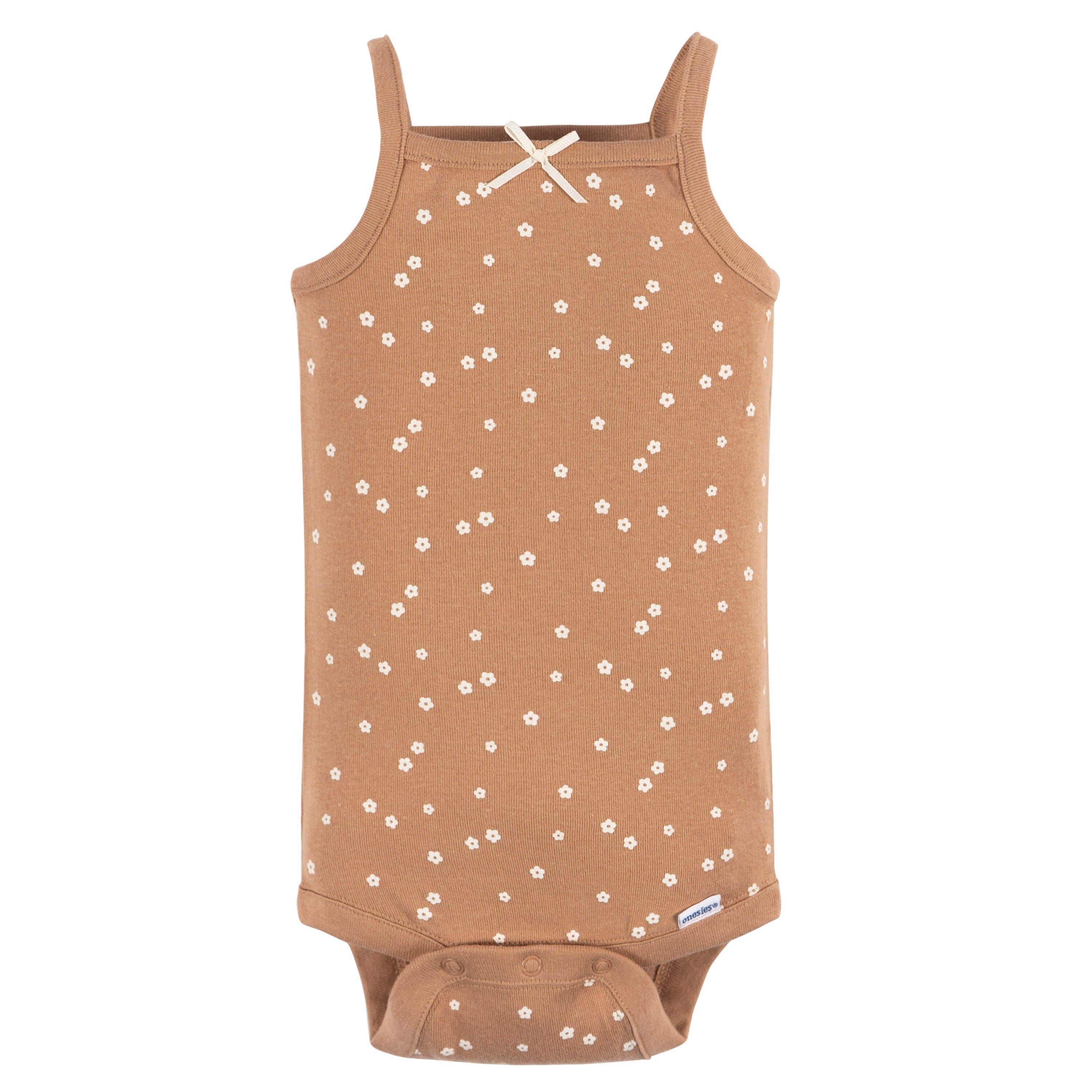 4-Pack Baby Girls Retro Floral Onesies® Bodysuits