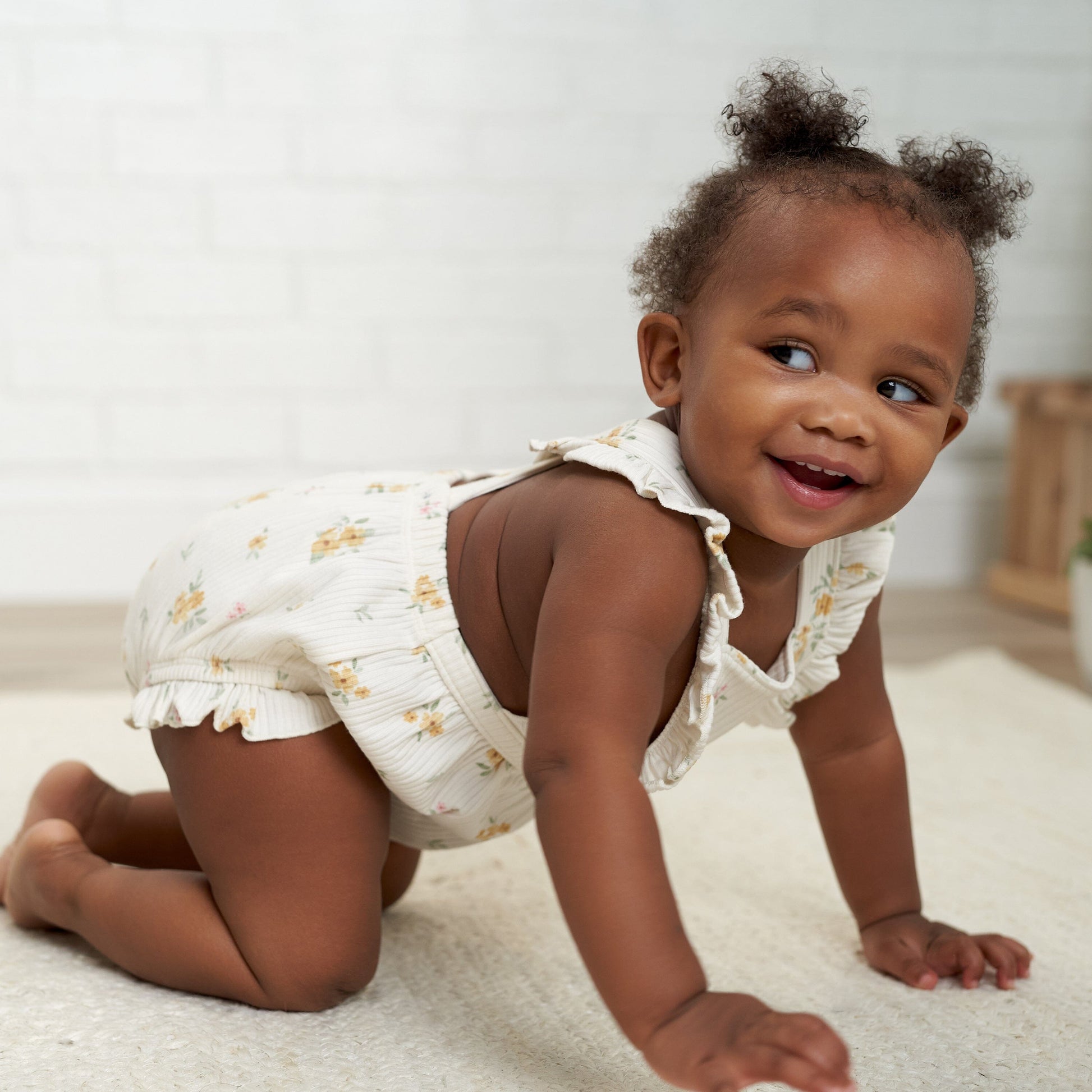 Baby Girls Bouquets Sunsuit Romper